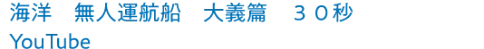 海洋　無人運航船　大義篇　３０秒｜YouTube